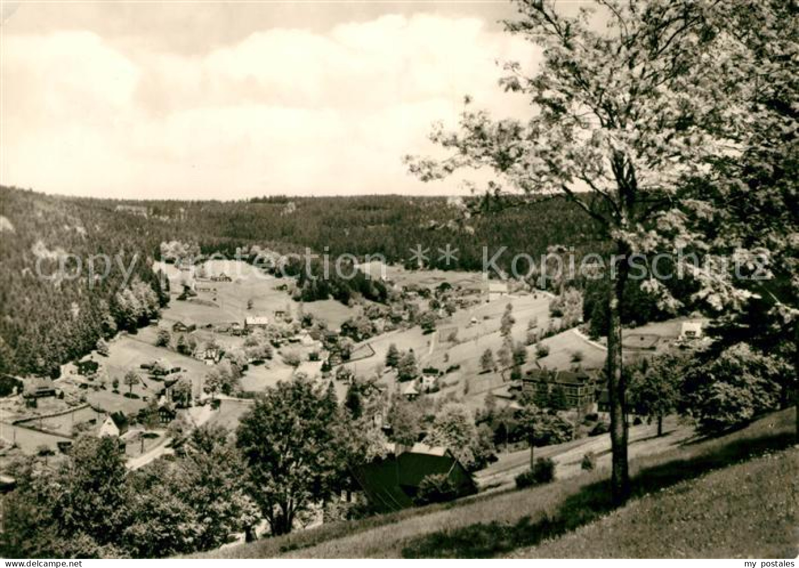 73139566 Klingenthal Vogtland Landschaftspanorama Blick Vom Aschberg Nach Steind - Klingenthal