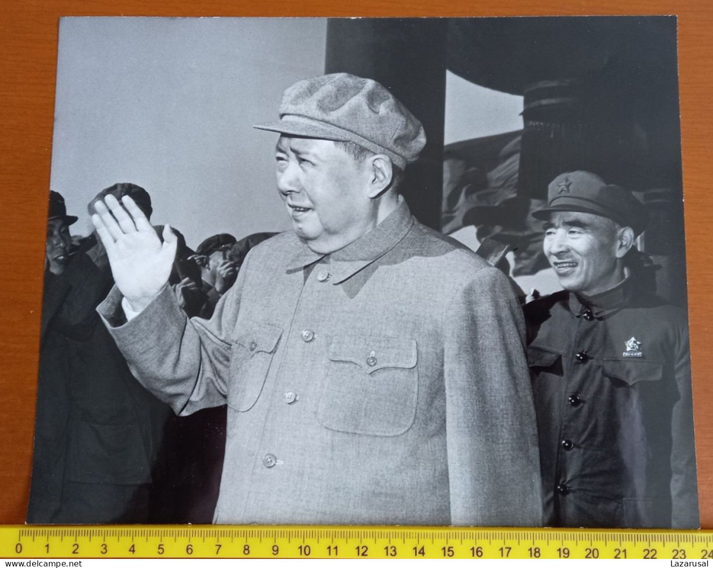 #21   LARGE PHOTO -  CHINA CHINE LEADER MAO TSE TOUNG - Célébrités