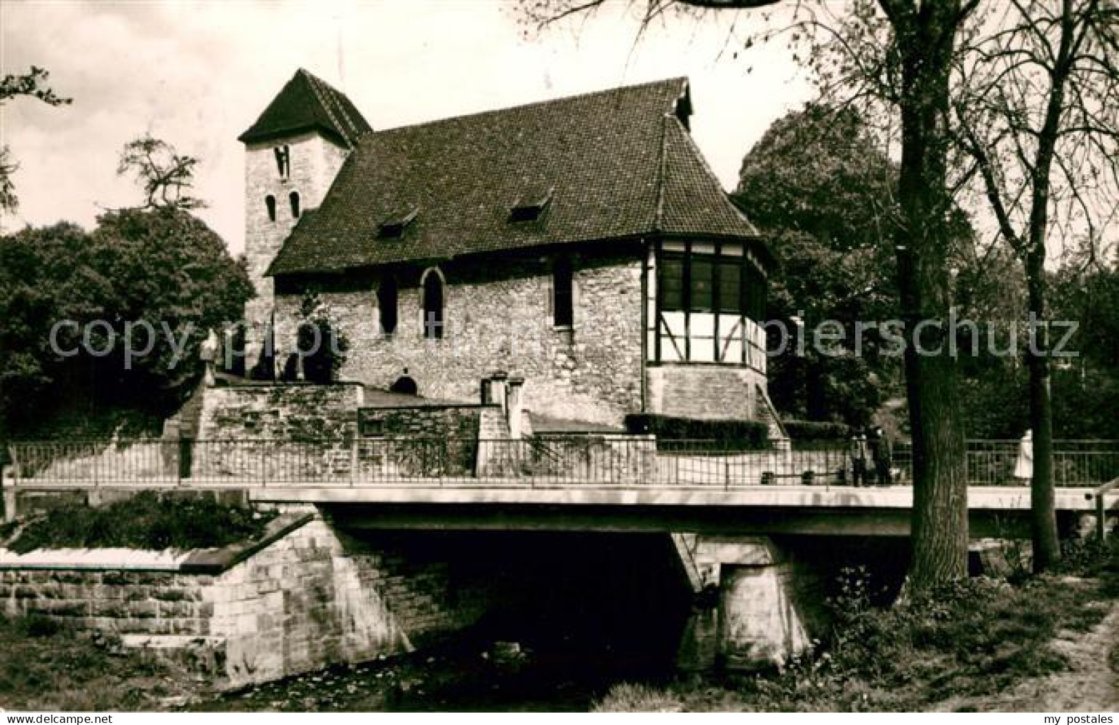 73138737 Bad Gandersheim St Georg Kirche Bruecke Bad Gandersheim - Bad Gandersheim