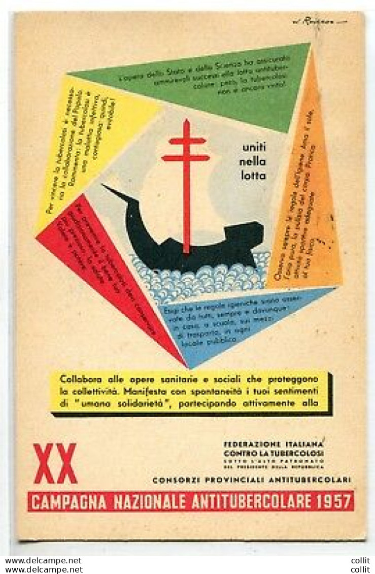 XX Campagna Antitubercolare 1957 - 1946-60: Marcophilia