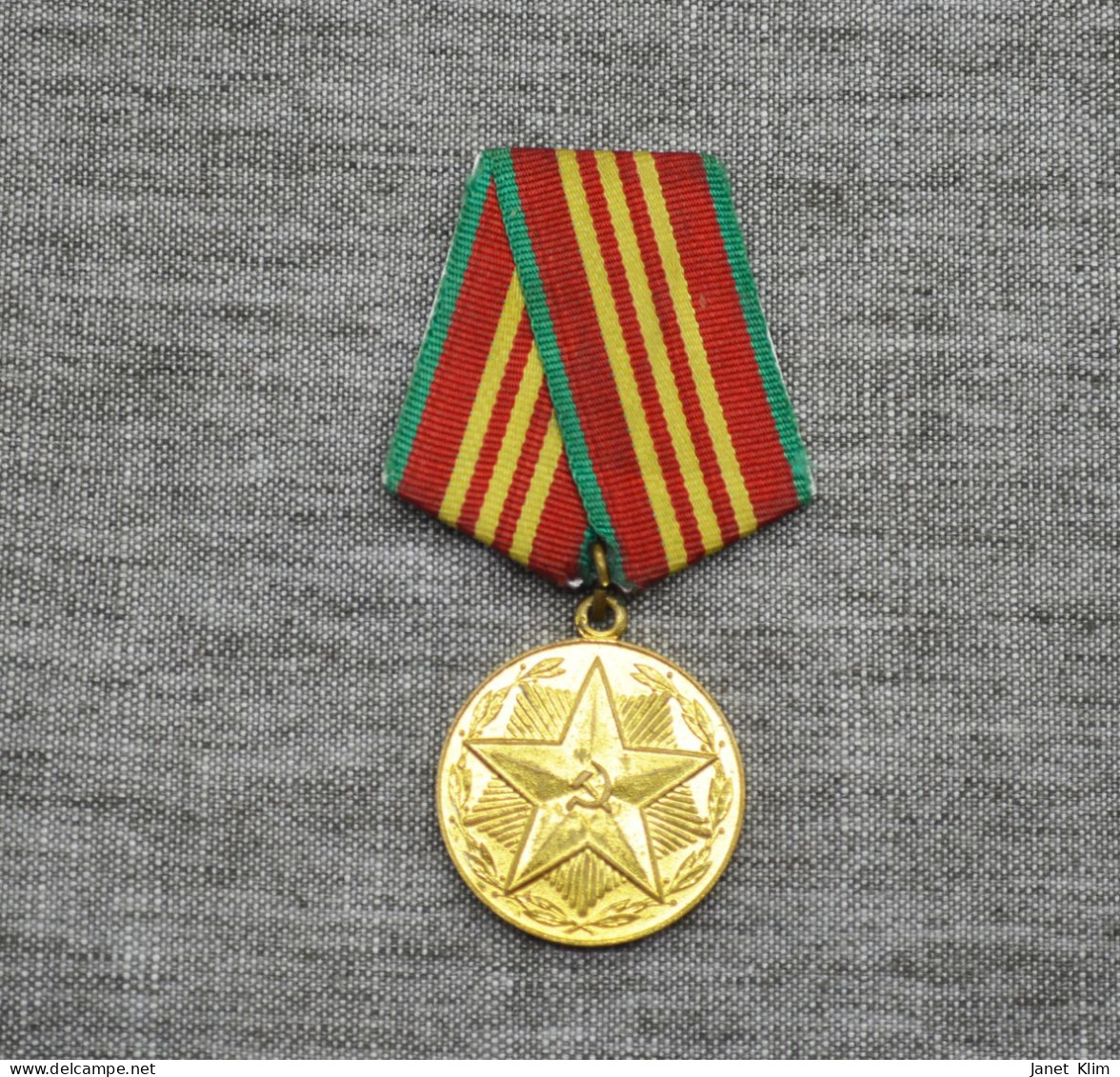 Medal For 10 Years Of Service In The USSR Army - Russia