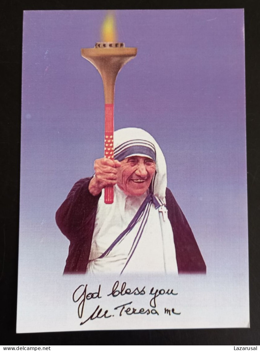 #21  Macedonia / Signed Postcards / Mother Teresa - Macédoine Du Nord