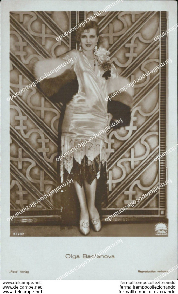 Bc578 Cartolina Olga Bacianova Attrice  Actress Star Personaggi Famosi - Künstler