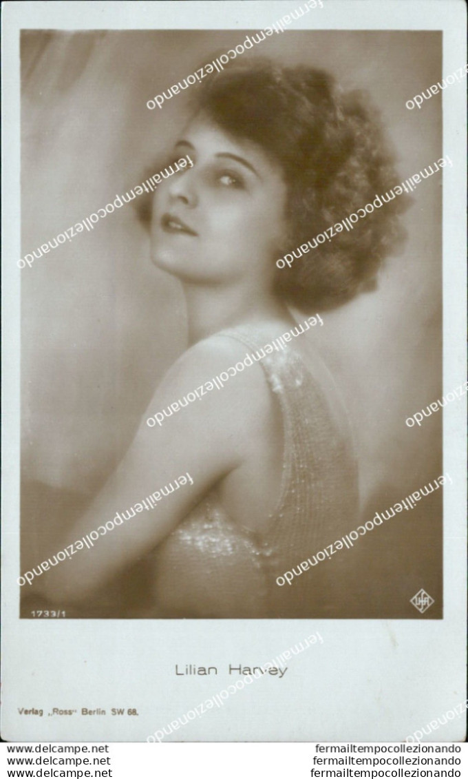 Bc582 Cartolina Lilian Harvey Attrice Actress  Movie Star Personaggi Famosi - Artistas