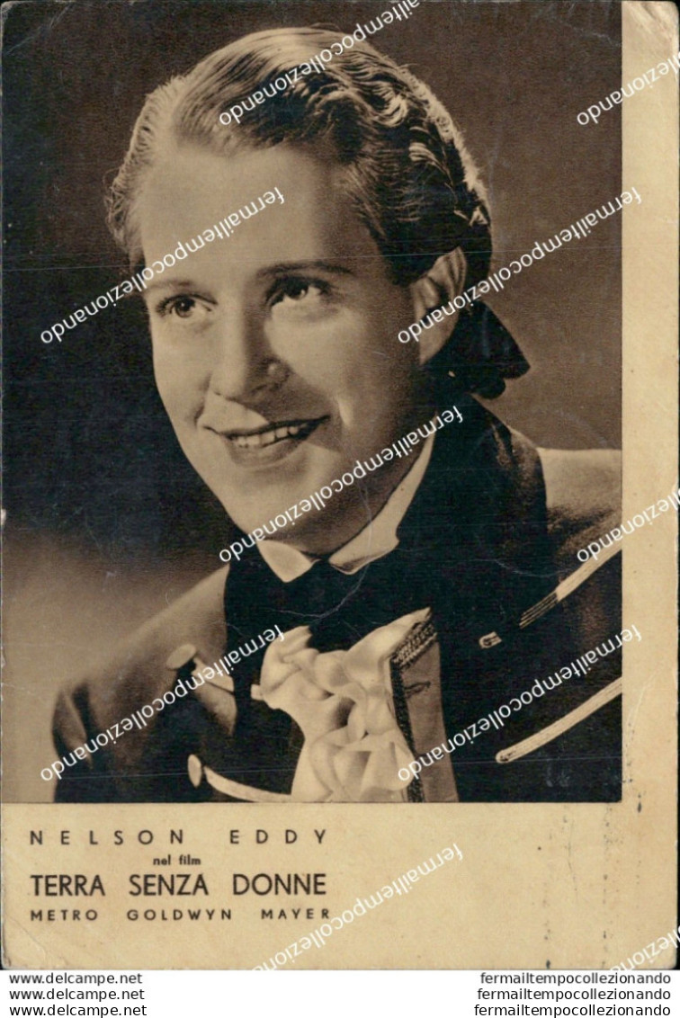 Bi209 Cartolina Nelson Eddy Attore Actor Personaggi Famosi - Entertainers