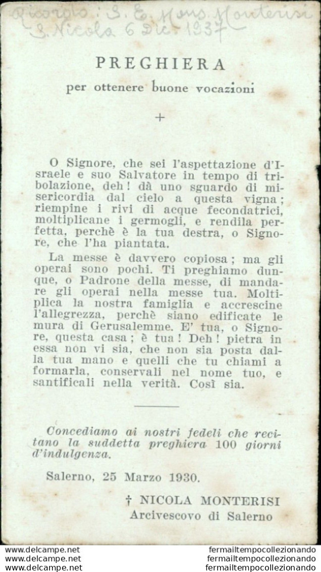 Bm95 Antico Santino Incisione La Navicella Di S.pietro - Santini