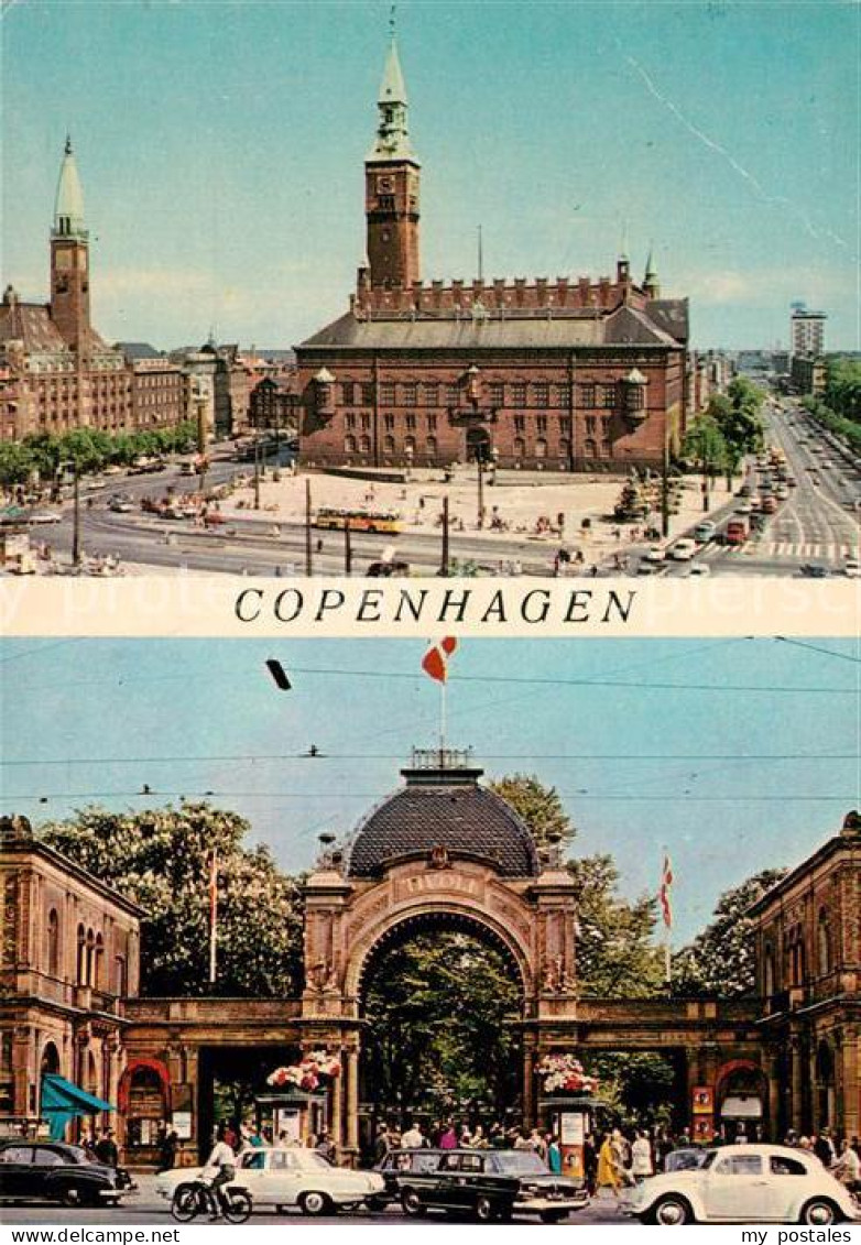 73128998 Copenhagen Kobenhavn Rathaus Tivoli Copenhagen Kobenhavn - Danemark