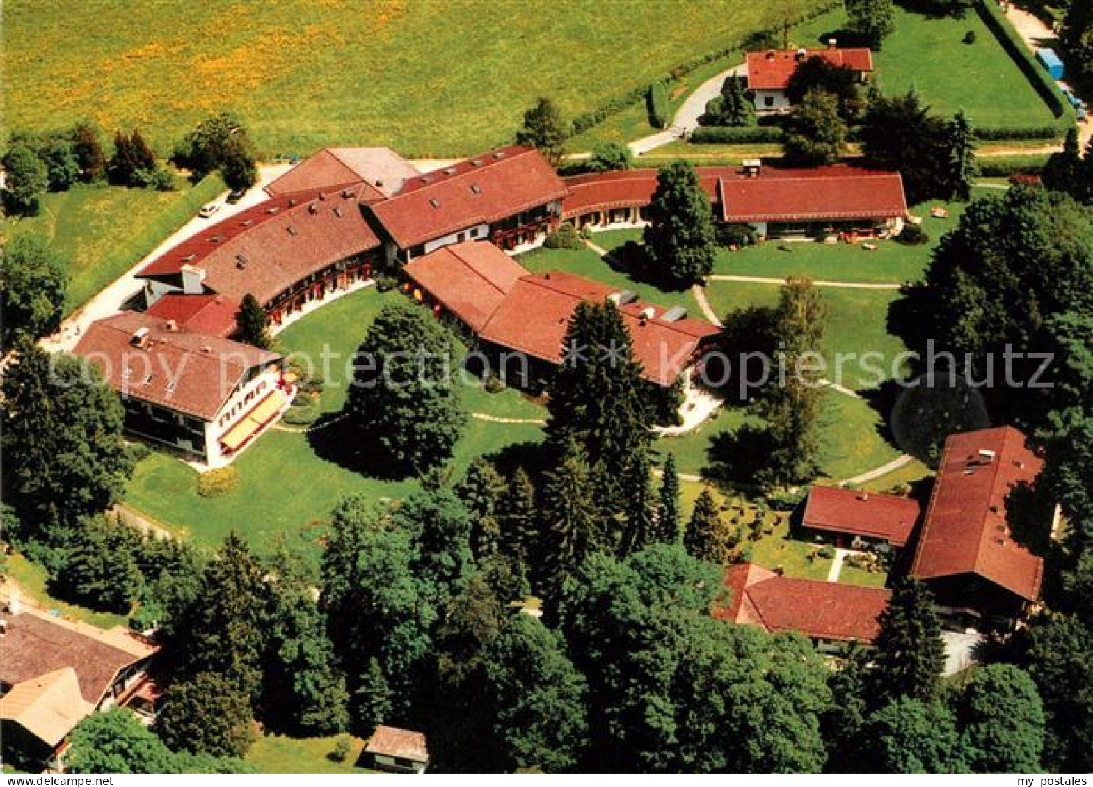 73128345 Bad Wiessee Privatklinik Alpensanatorium Fliegeraufnahme Bad Wiessee - Bad Wiessee