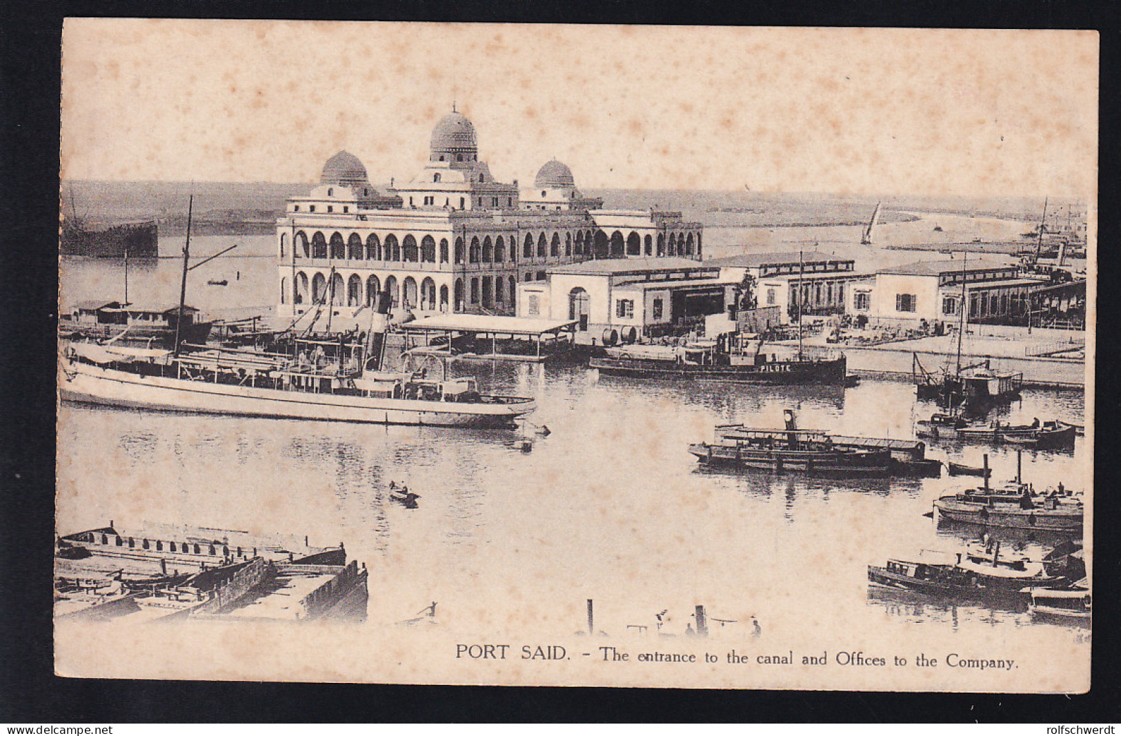 Port Said The Entrance To The Canal And Office To The Company - Unclassified