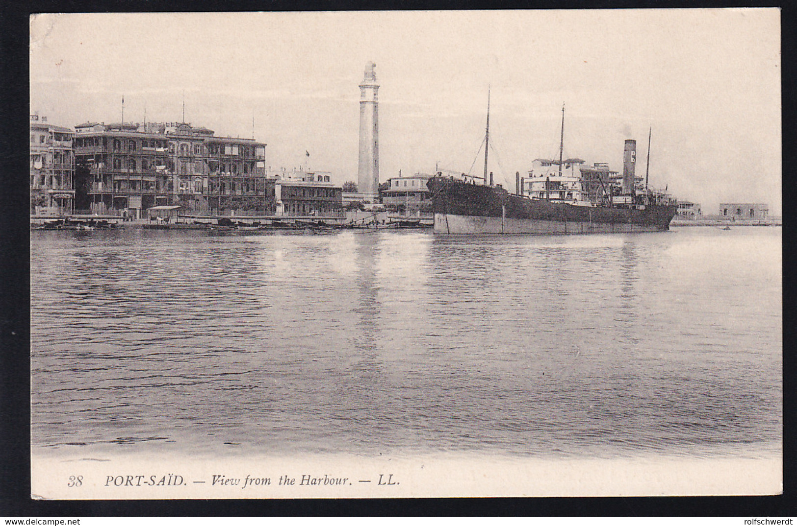 Port Said View From The Harbour - Unclassified