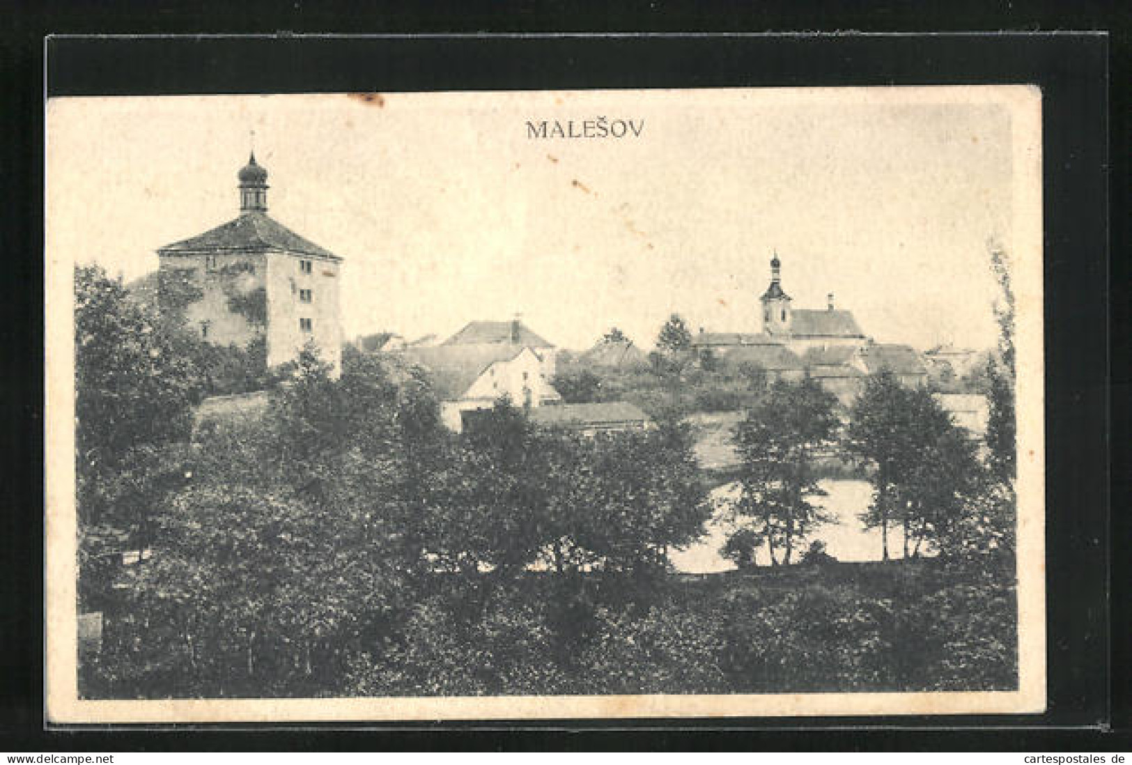 AK Malesov, Teilansicht Der Ortschaft  - Tchéquie