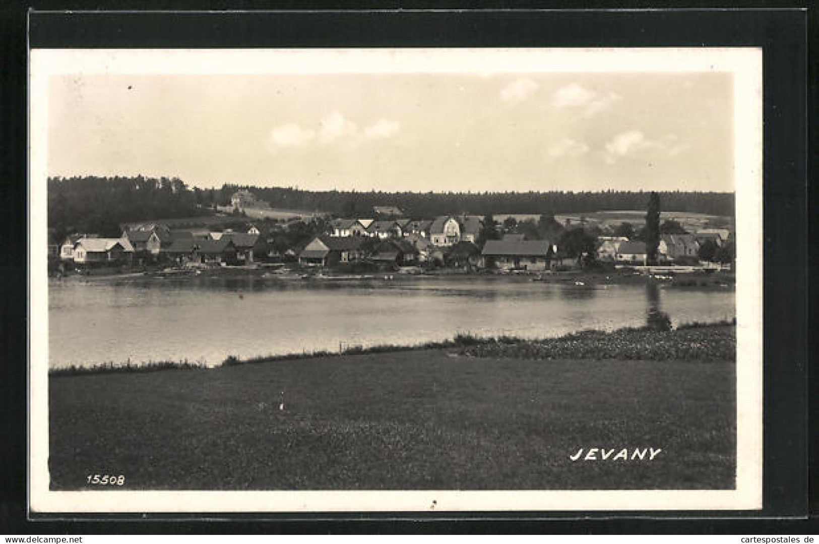 AK Jevany, Blick über Den See Auf Den Ort  - Czech Republic
