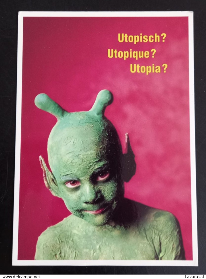 #21   Cartolina Pubblicitaria - Ferrovie Svizzere FFS  - Utopia? Utopique ? Utopisch ? - Advertising