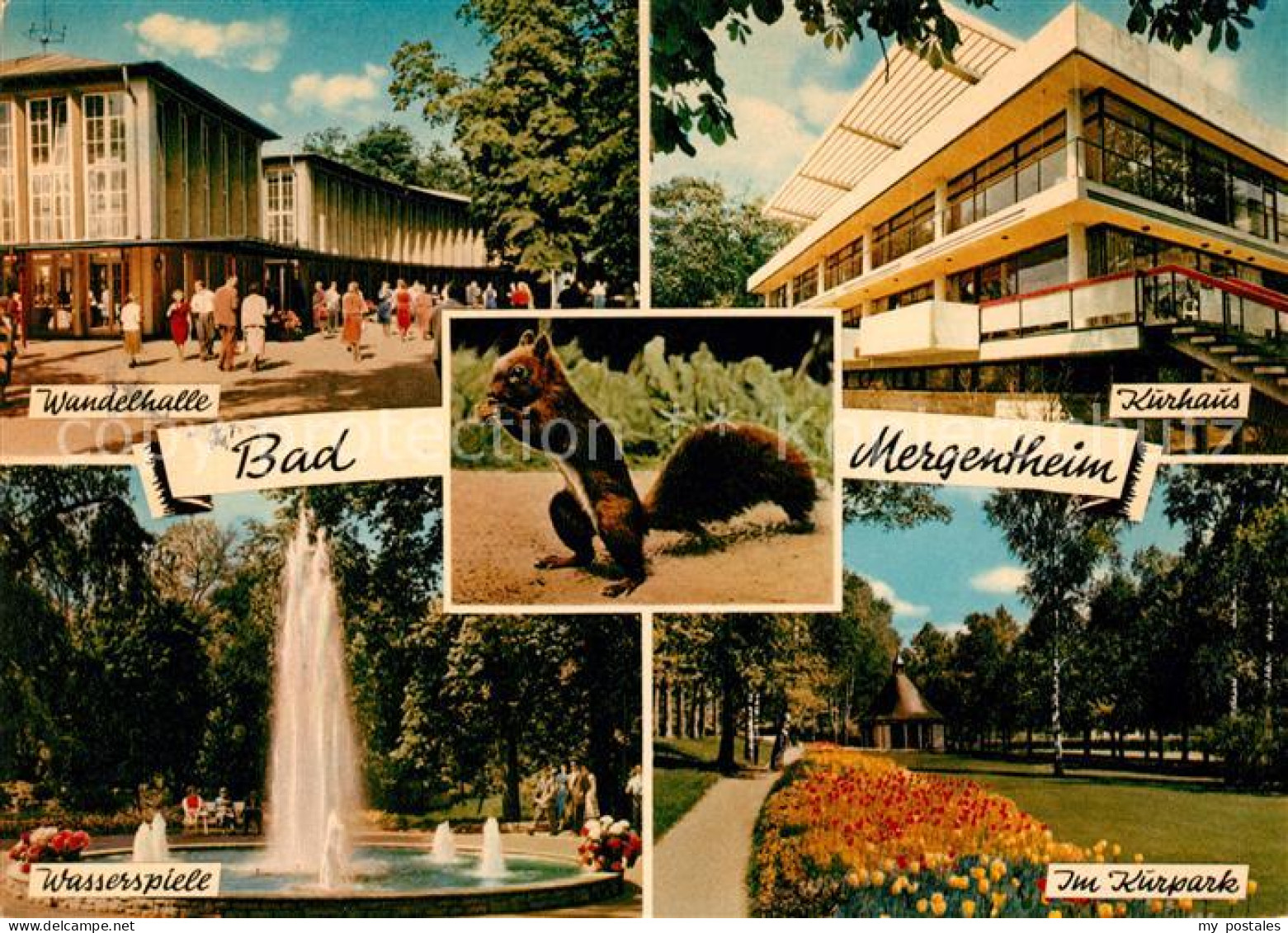 73126890 Bad Mergentheim Wandelhalle Kurhaus Wasserspiele Kurpark  Bad Mergenthe - Bad Mergentheim