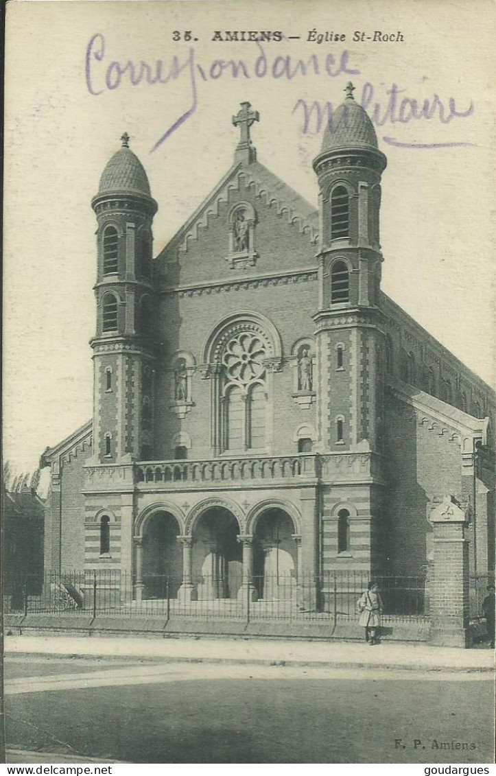 Amiens - Eglise St-Roch - Correspondance Militaire 1915 - (P) - Amiens