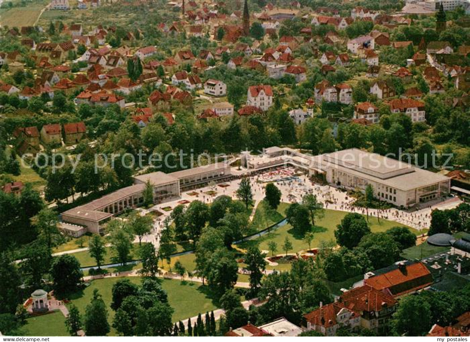 73125943 Bad Salzuflen Wandelhalle Konzerthaus Fliegeraufnahme Bad Salzuflen - Bad Salzuflen