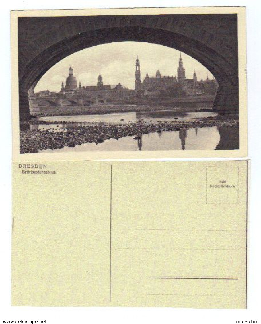 Deutschland, Ca.1930(?), Ungebr. AK Von Dresden/Brückendurchblick (11590W) - Sonstige & Ohne Zuordnung