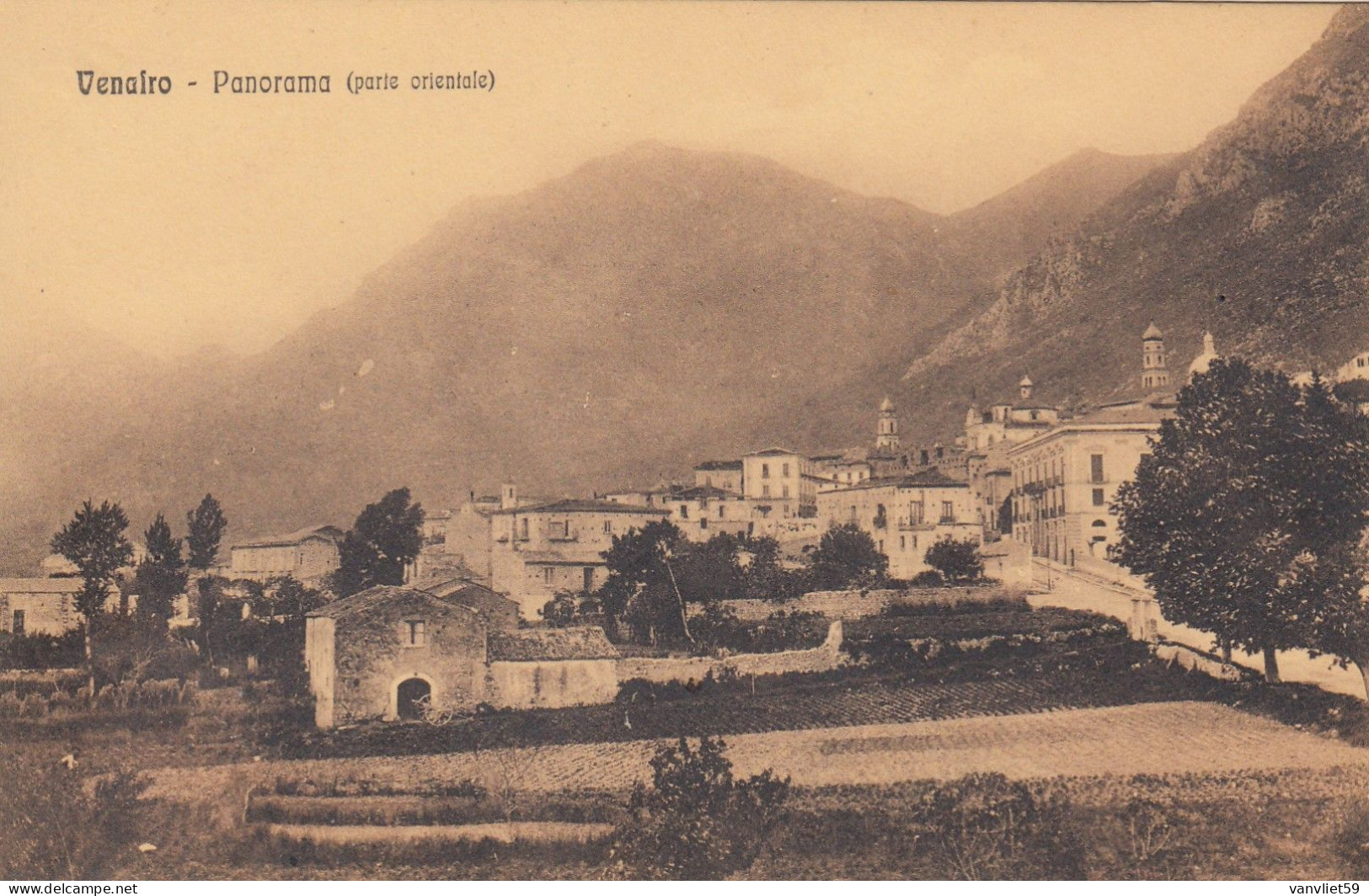 VENAFRO-ISERNIA-PANORAMA(PARTE ORIENTALE)- CARTOLINA NON VIAGGIATA 1915-1925 - Isernia