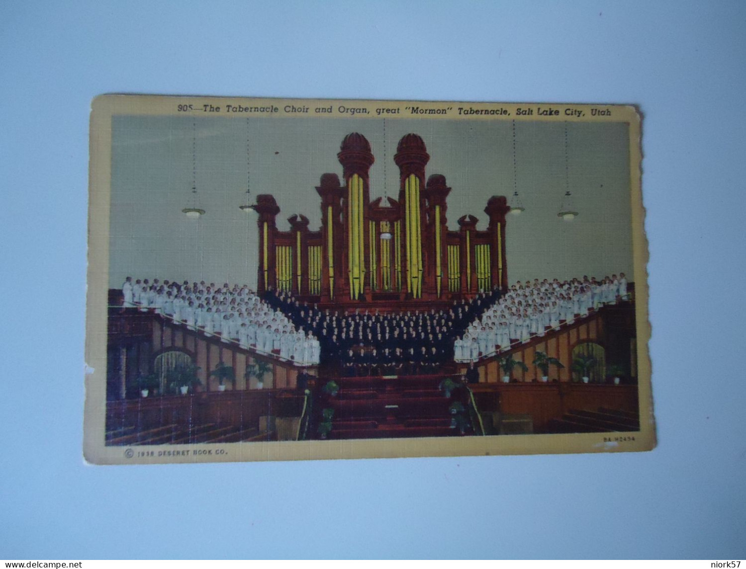 UNITED STATES   POSTCARDS  CHOIR AND ORGAN MORMON  MORE  PURHRSAPS 10% DISCOUNT - Other & Unclassified