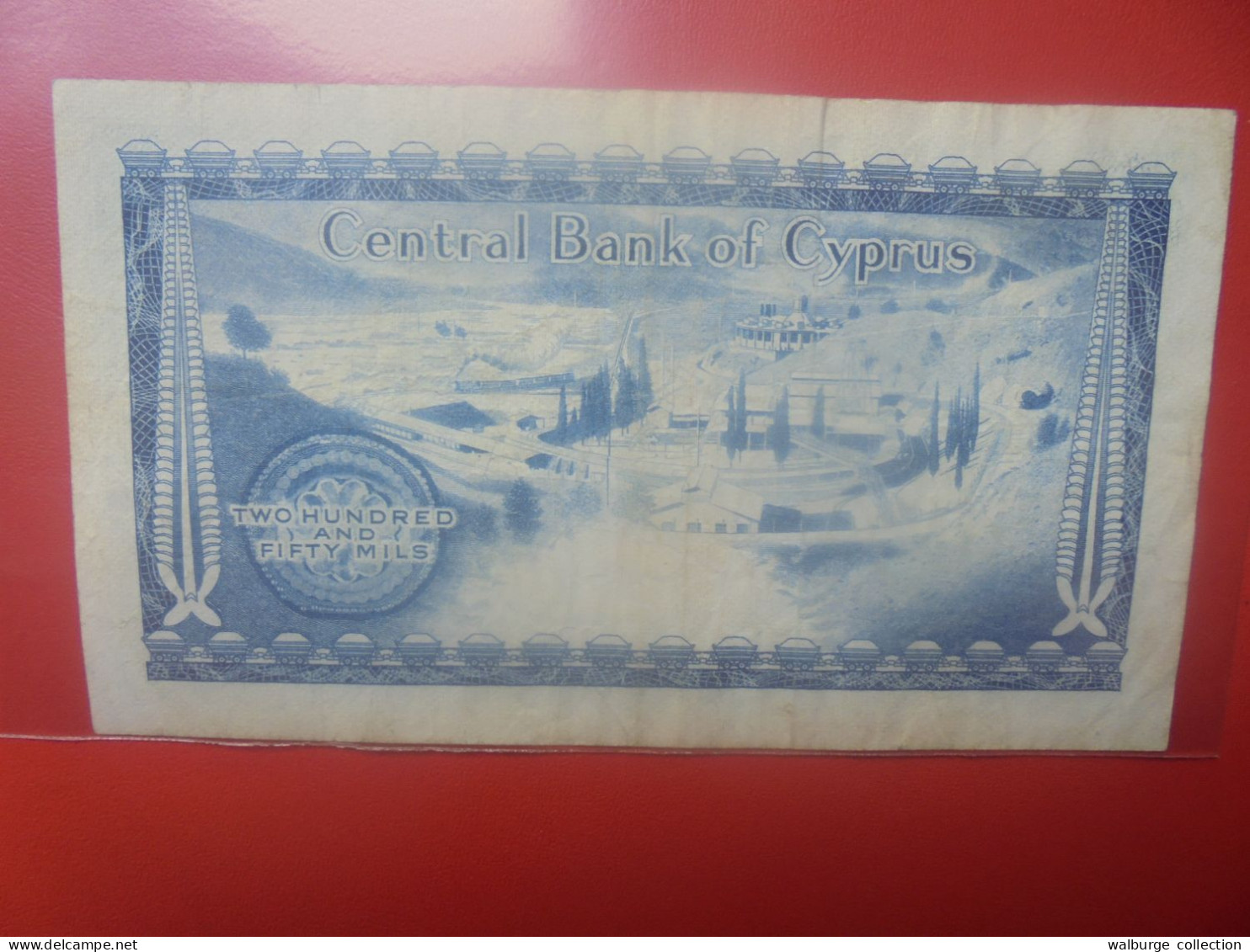 CHYPRE 250 MIL 1-12-1969 Circuler COTES:35-160$ (B.33) - Cyprus