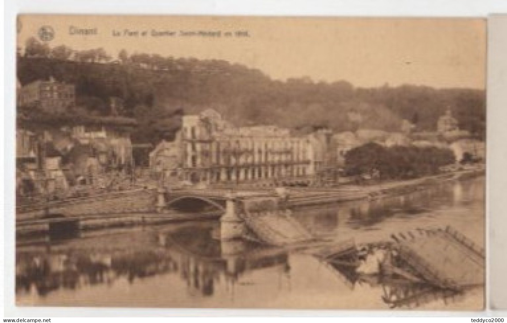 Dinant Le Quartier Sain-Médard En 1914 - Otros & Sin Clasificación