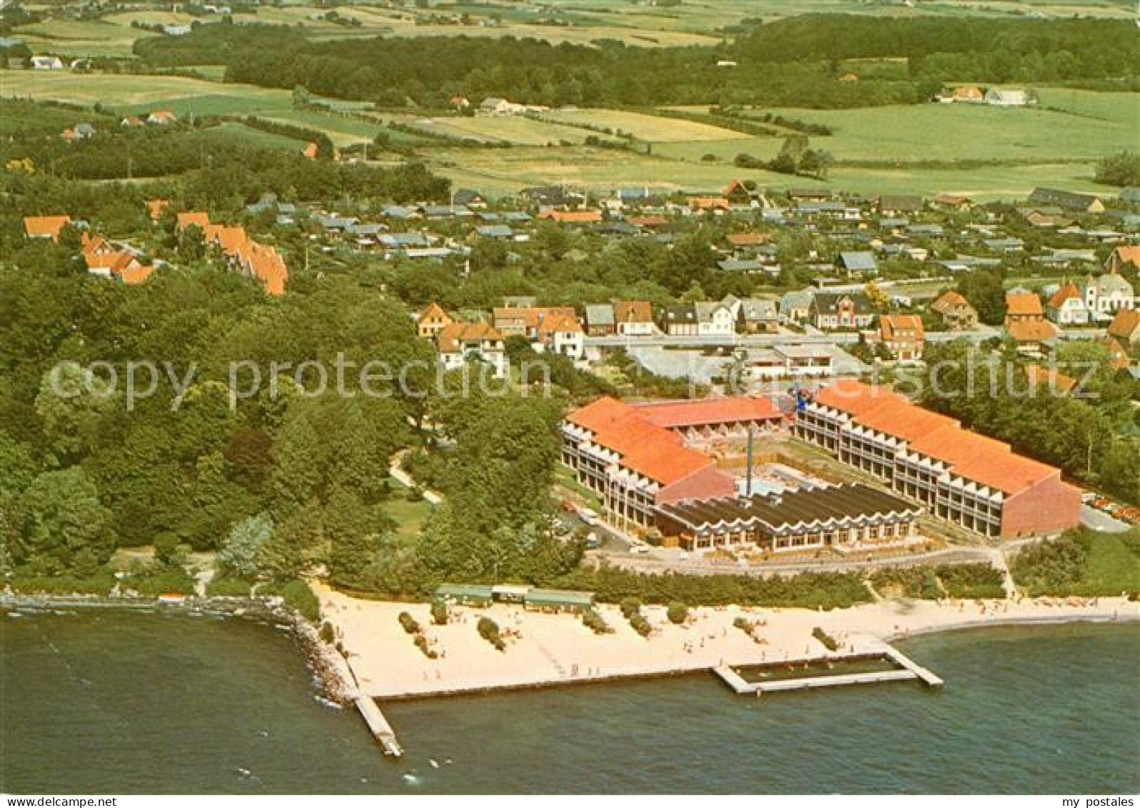 73123186 Faaborg Fliegeraufnahme Ferienhotel Klimten Faaborg - Danemark