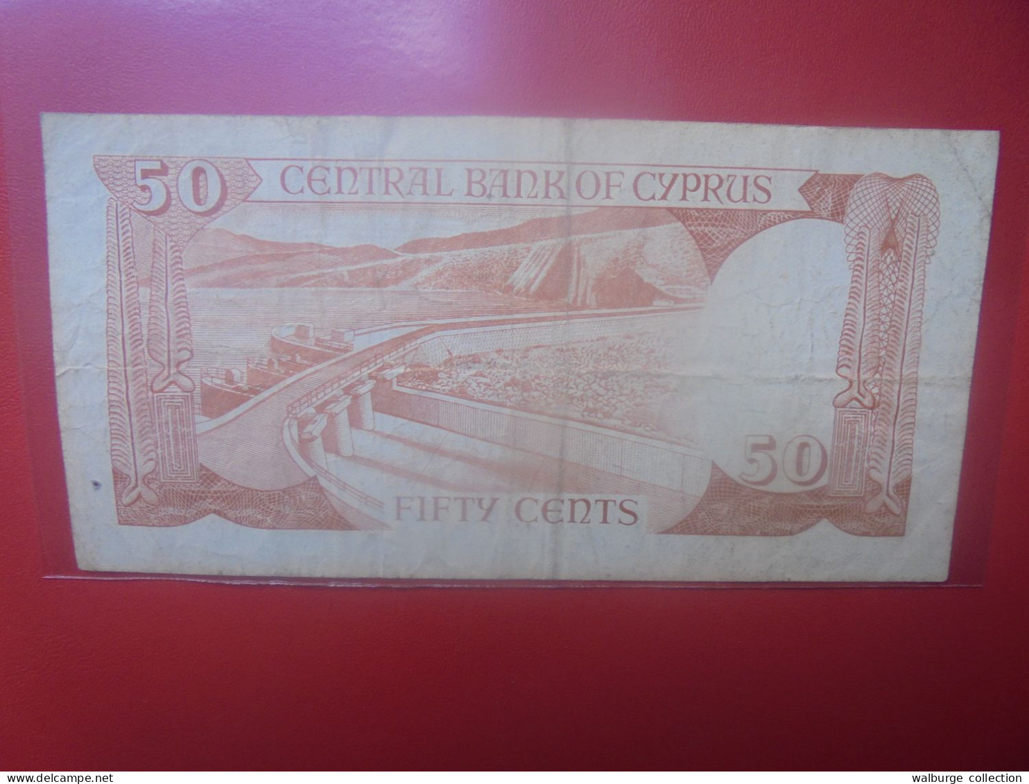 CHYPRE 50 Cents 1987 Circuler COTES:7-30$ (B.33) - Zypern