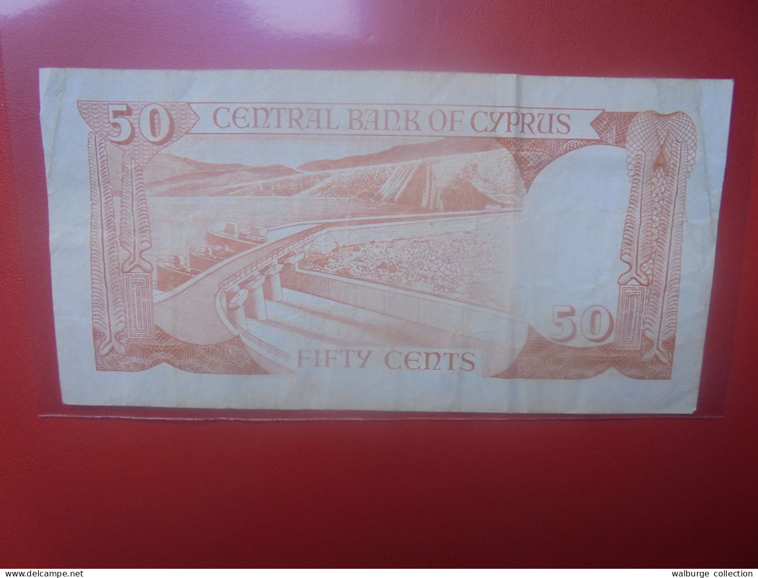 CHYPRE 50 Cents 1989 Circuler COTES:7-30$ (B.33) - Chypre