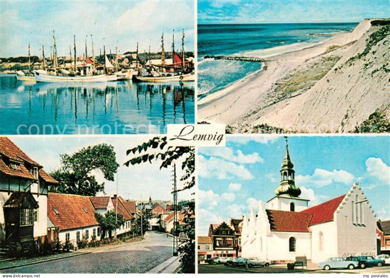 73122331 Lemvig Hafen Strand Museum Kirche Lemvig - Denmark