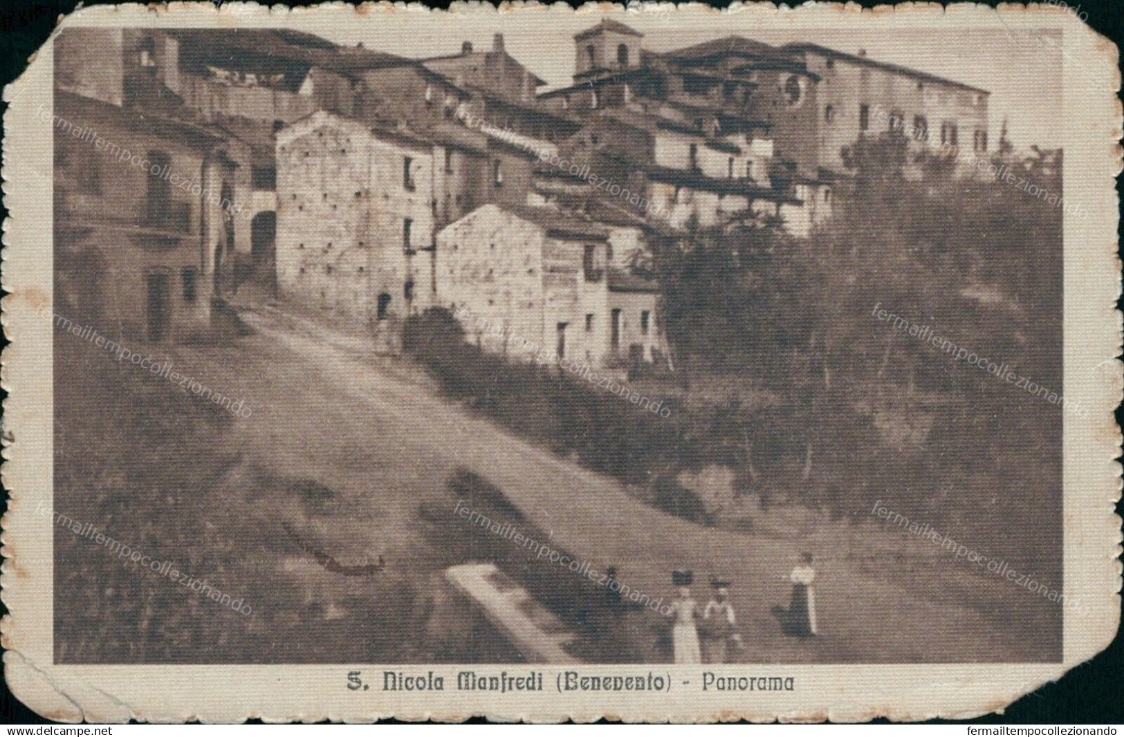 V795 Cartolina S.nicola Manfredi Panorama Provincia Di Benevento Campania - Benevento