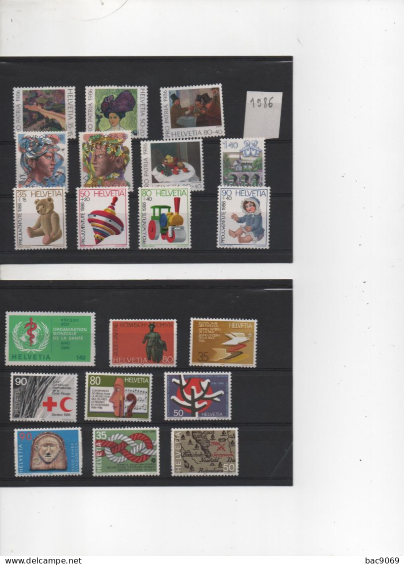 Lot Mai A: Timbres Suisse Neufs Sans Charnieres - Unused Stamps