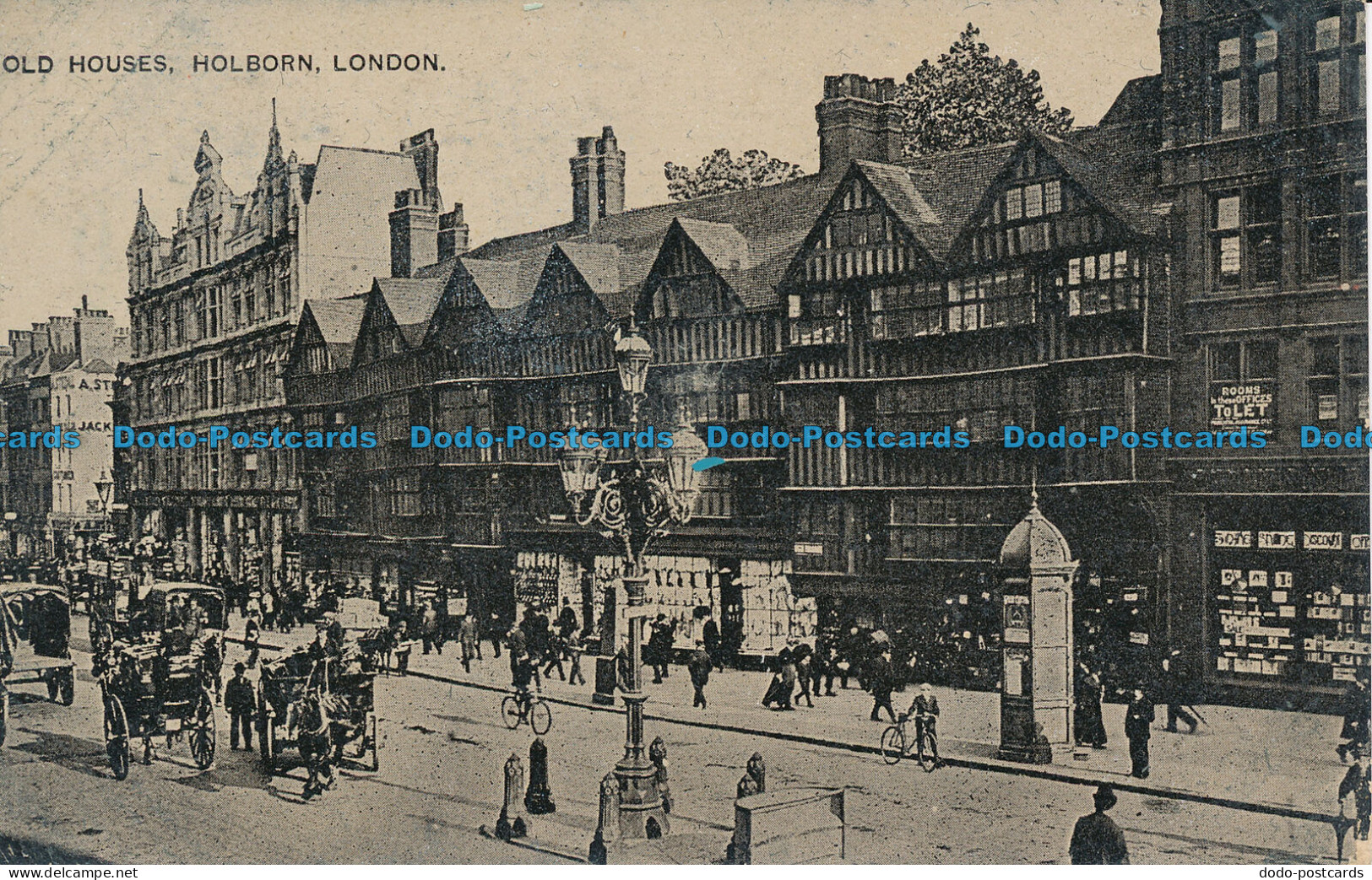 R049924 Old Houses. Holborn. London. The Auto Photo. 1908 - Other & Unclassified