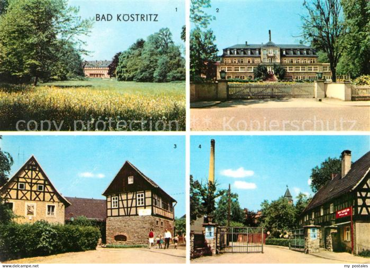 73119966 Bad Koestritz Schlosspark Sanatorium HOG Frosch VEB Schwarzbier Brauere - Bad Köstritz