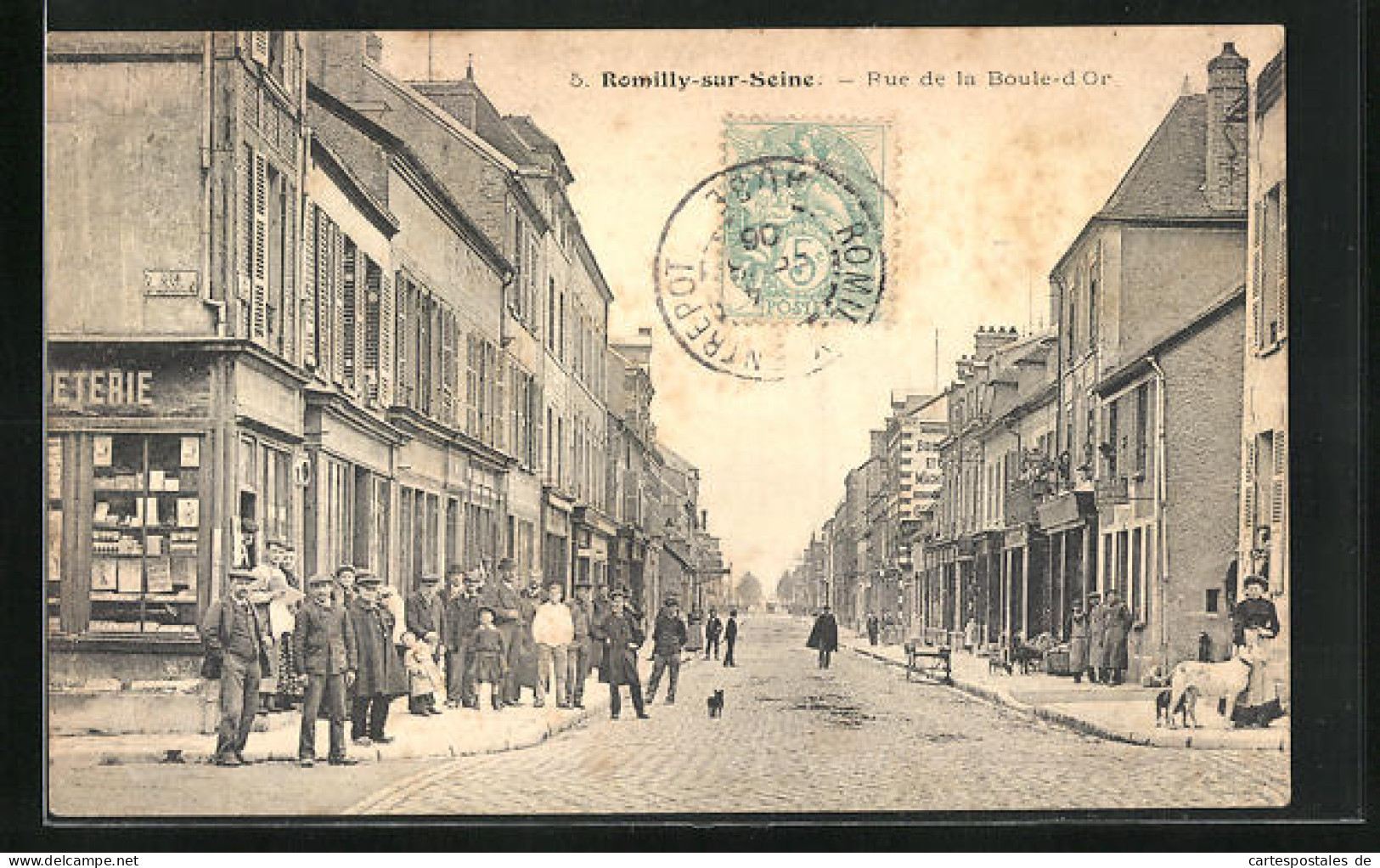 CPA Romilly-sur-Seine, Rue De La Boule-d`Or  - Romilly-sur-Seine