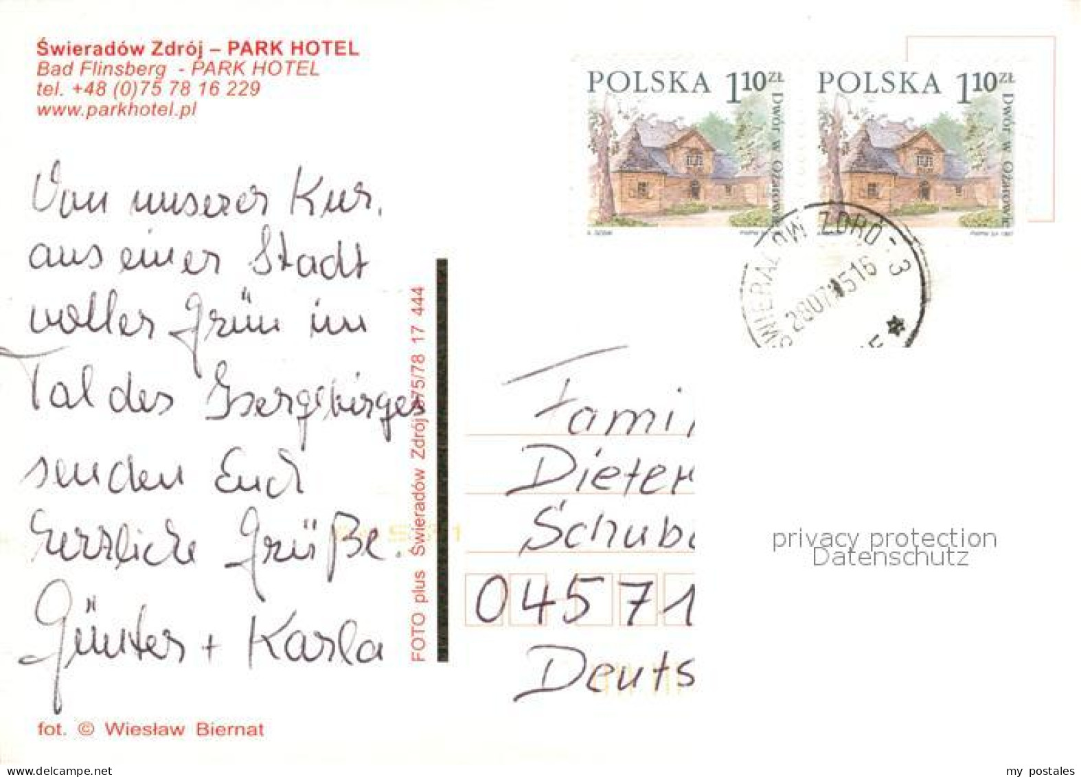 73117967 Bad Flinsberg Swieradow Zdroj Park Hotel   - Pologne