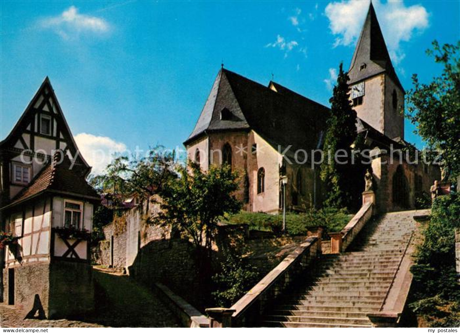 73115272 Bad Orb Kleinstes Haus St. Martinskirche Bad Orb - Bad Orb