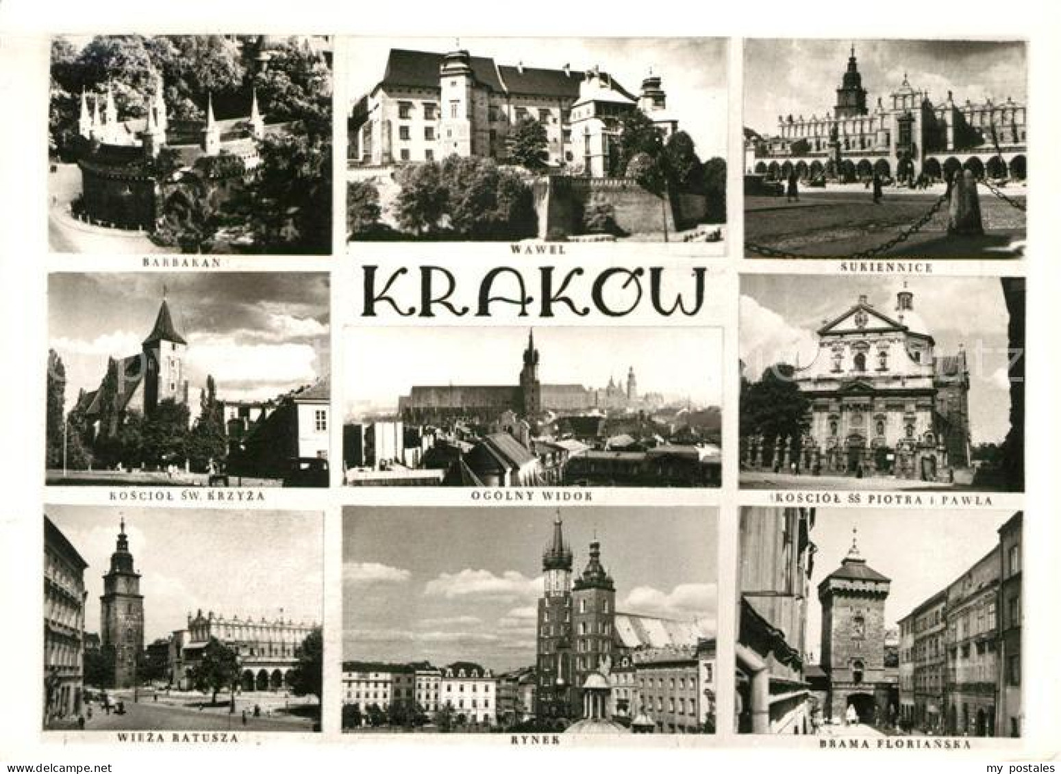 73111797 Krakow Krakau Wawel Rynek Brama Florianska Krakow Krakau - Pologne