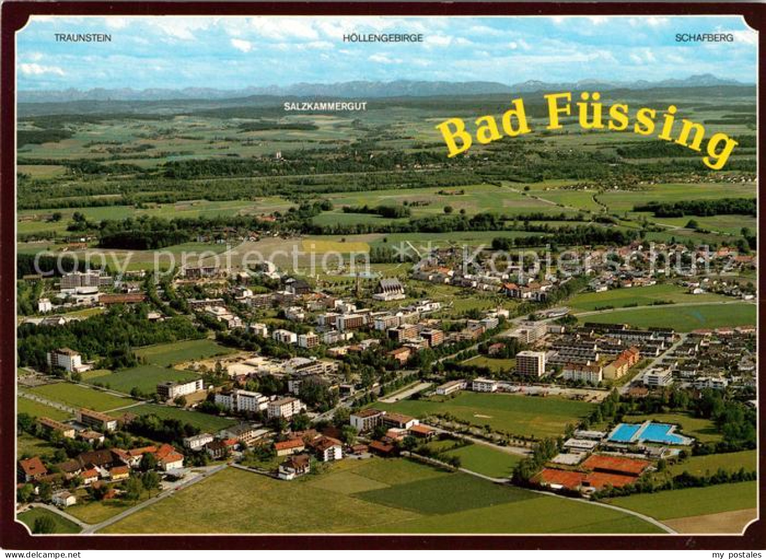 73109234 Bad Fuessing Fliegeraufnahme Aigen - Bad Fuessing