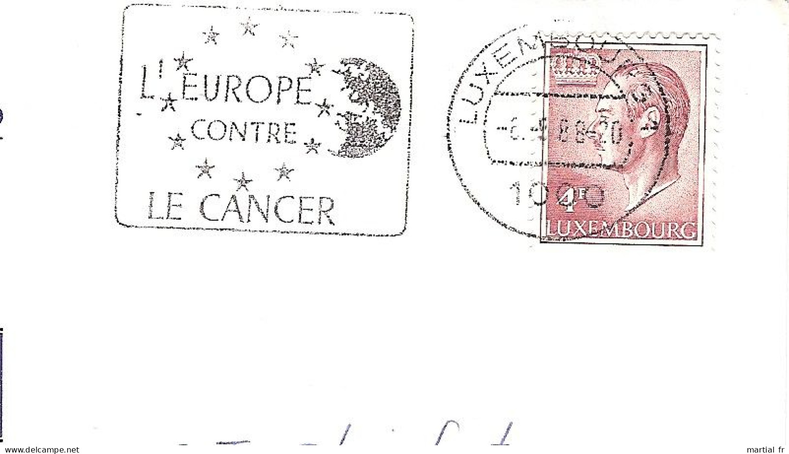 LUXEMBOURG SANTE CANCER KREBS AIDE HILFE ETOILE STERN STAR KREBSHILFE EUROPE EUROPA - Maladies