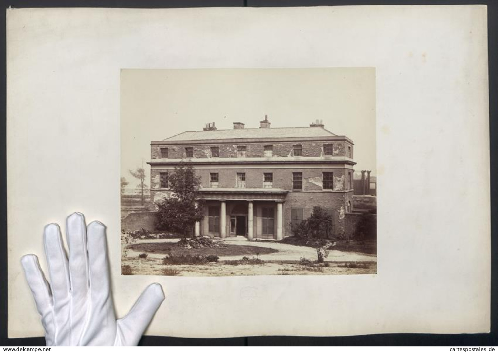 Photo Henry J. Whitlock, Birmingham, Ansicht Birmingham, Blick Auf Das Herrenhaus Duddeston Hall, 1867  - Orte