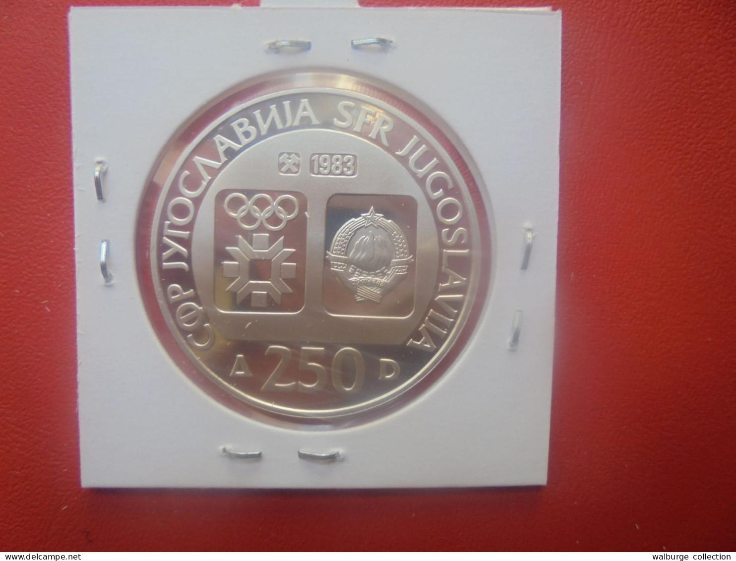 YOUGOSLAVIE 250 DINARA 1983 ARGENT (A.3) - Jugoslavia