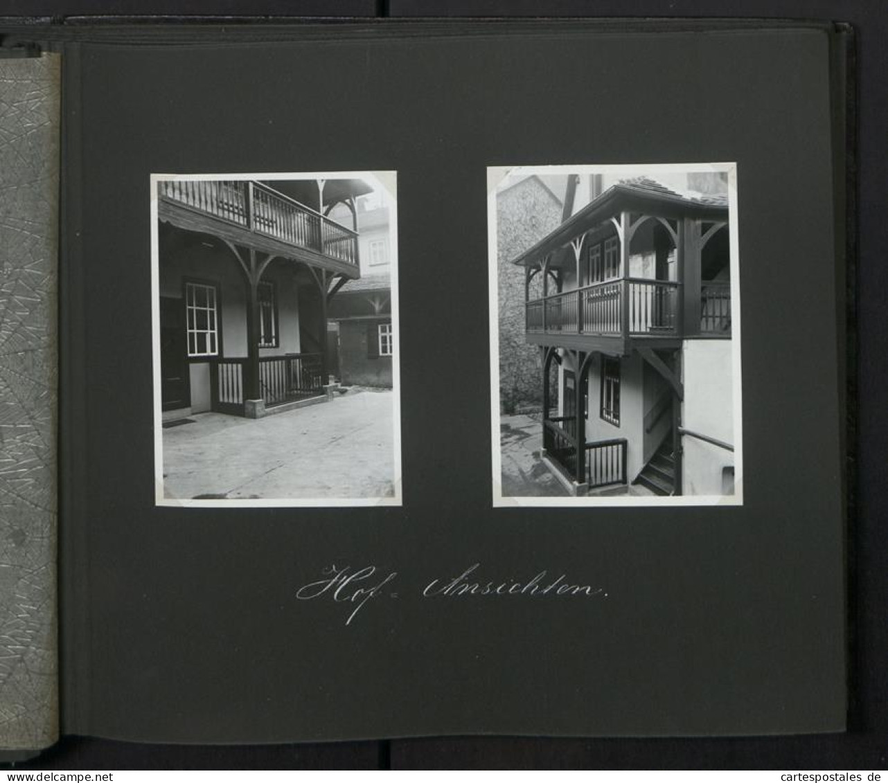 Fotoalbum mit 115 Fotografien, Ansicht Erfurt, Geschäfts und Wohnhaus Kohlen Schoenheinz in der Neuwerkstrasse 16 