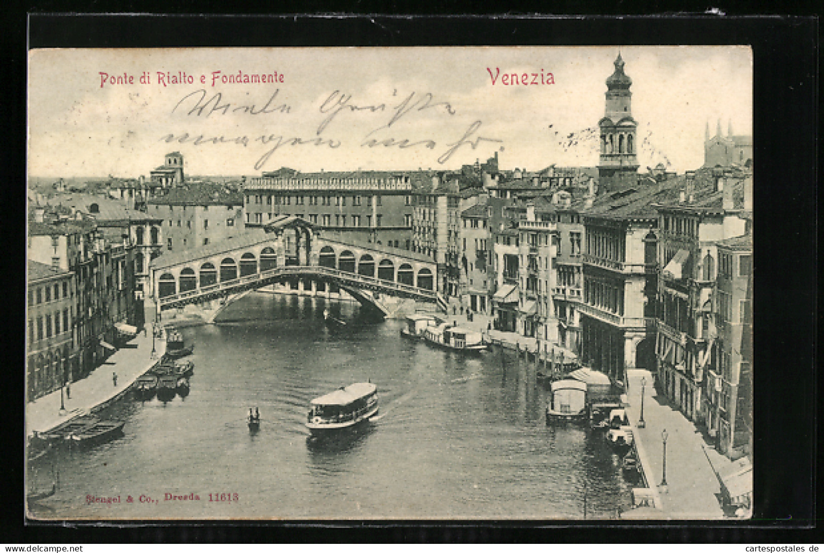 AK Venezia, Ponte Di Rialto E Fondamente  - Other & Unclassified