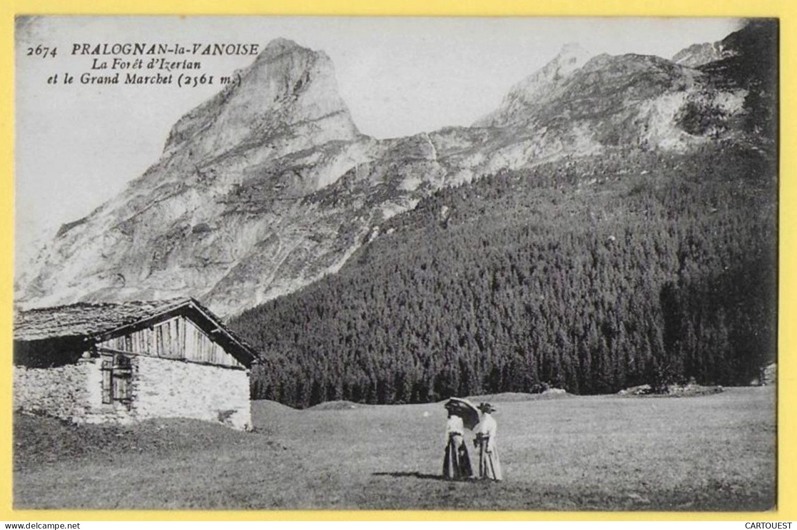 CPA PRALOGNAN La VANOISE - Foret De L'Izertan Et Grand Marchet - Pralognan-la-Vanoise