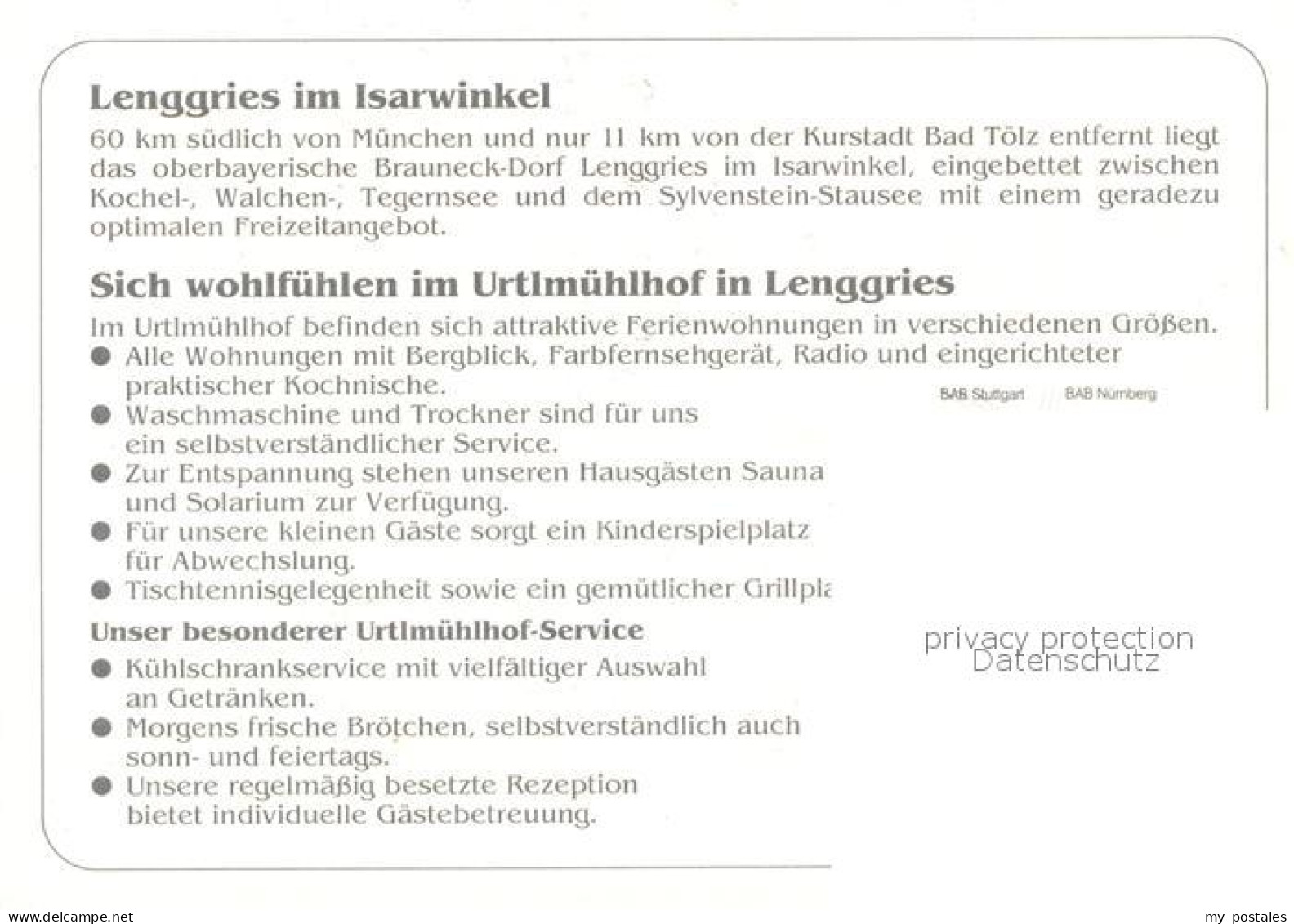 73107312 Lenggries Urtlmuehlhof Lenggries - Lenggries