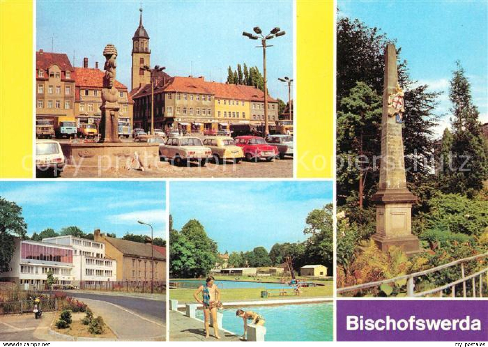 73107293 Bischofswerda Altmarkt Kreiskulturhaus Postsaeule Bischofswerda - Bischofswerda