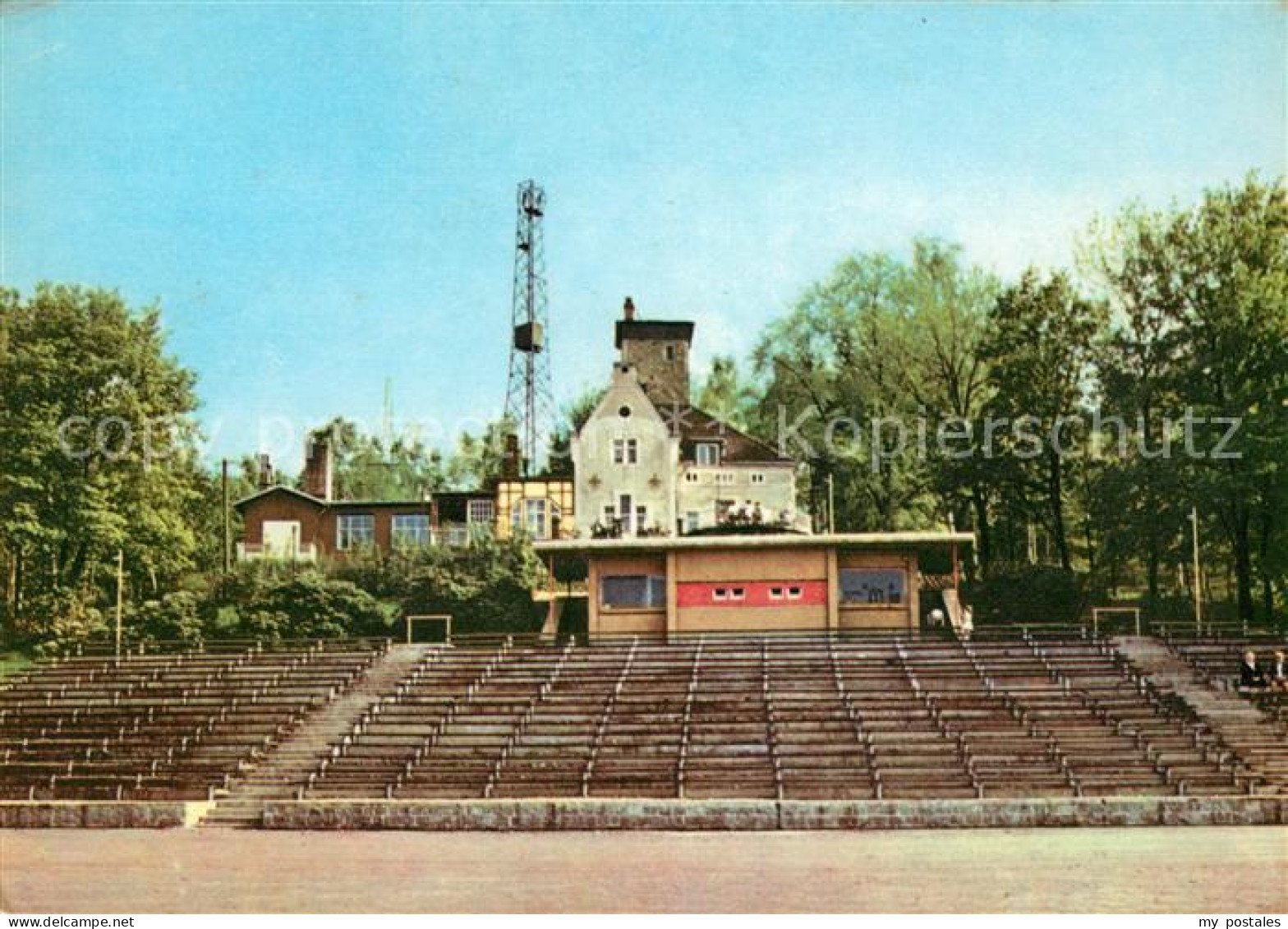 73107149 Aue Erzgebirge Freilichtbuehne Gaststaette Parkwarte Am Heidelberg Aue  - Aue