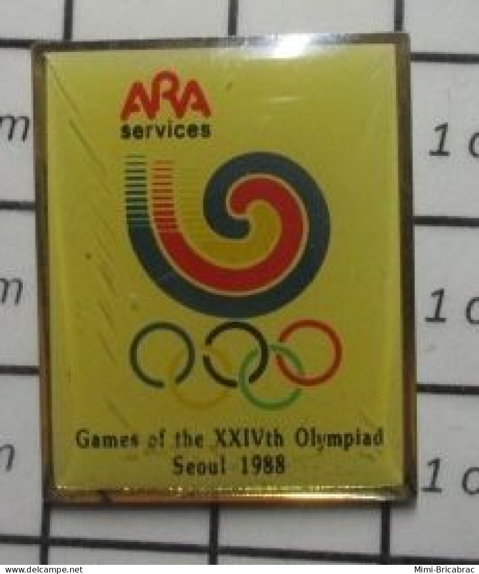 713c Pin's Pins / Belle Qualité Et Rare /  JEUX OLYMPIQUES / SEOUL 1988 ESCARGOT CARACOL XEROX - Jeux Olympiques