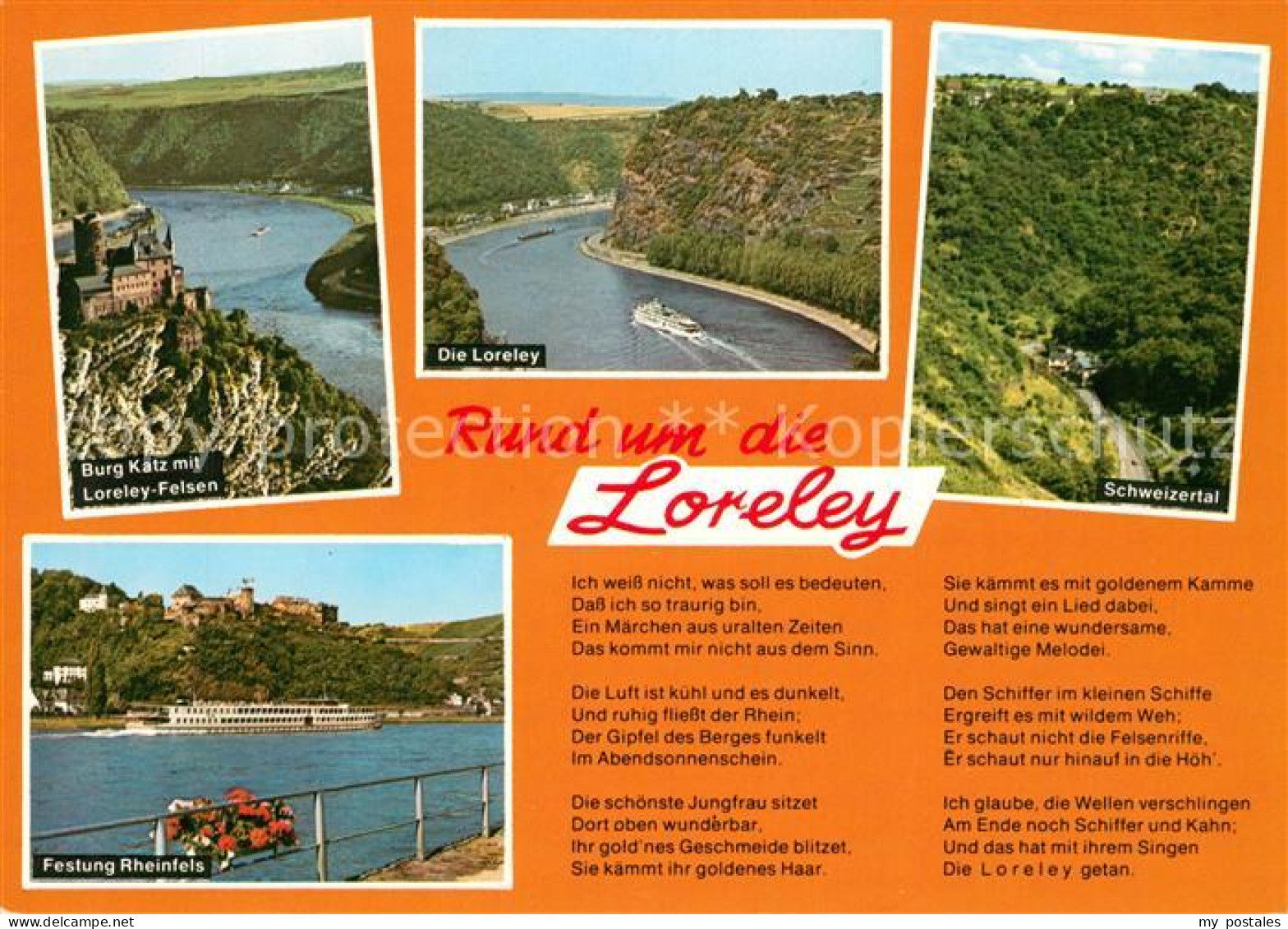73107124 Lorelei Loreley Panorama Lorelei Loreley - Loreley