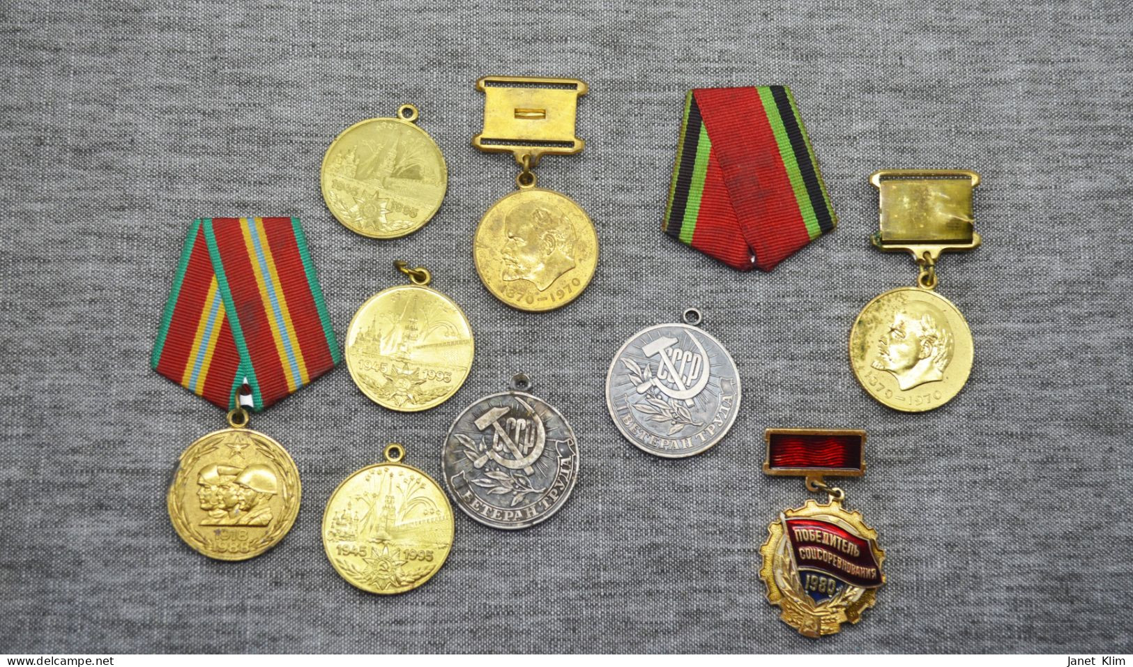 Vintage Lot Ussr Medals - Rusia